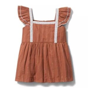 Janie and Jack crochet trim top